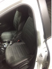 Модельные авточехлы для Renault Fluence (2010-н.в.) из экокожи Premium, черный