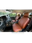 Модельные авточехлы для Toyota Auris II (2012-н.в.) из экокожи Premium, коричневый