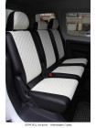 Модельные авточехлы для Hyundai Elantra V MD (2010-2016) из экокожи Premium 3D ромб, черный+белый