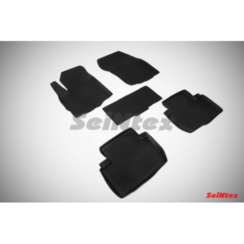 Резиновые ковры с высоким бортом в салон для Mitsubishi Outlander XL (2006-2012)